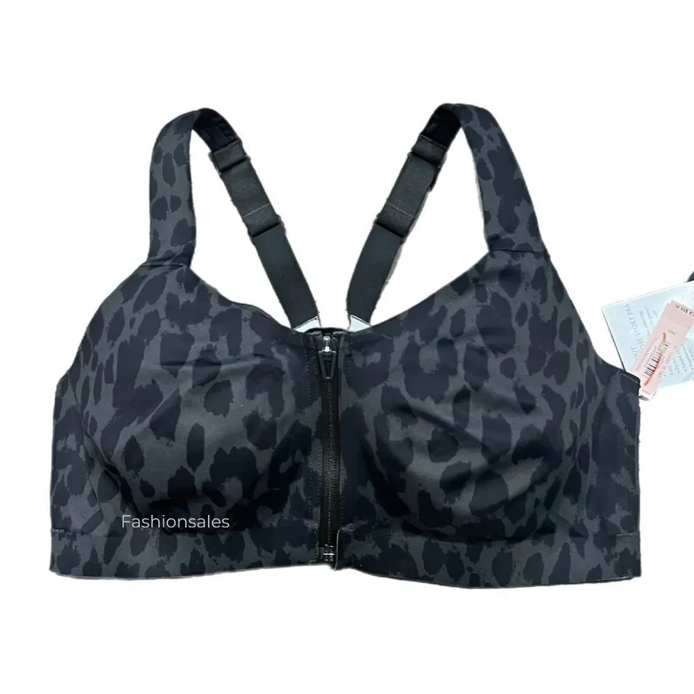 Victoria’s Secret knockout Maximum Support Front Close Sports Bra gray